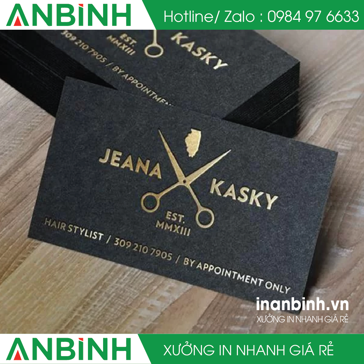 Danh Thiếp Ép Kim