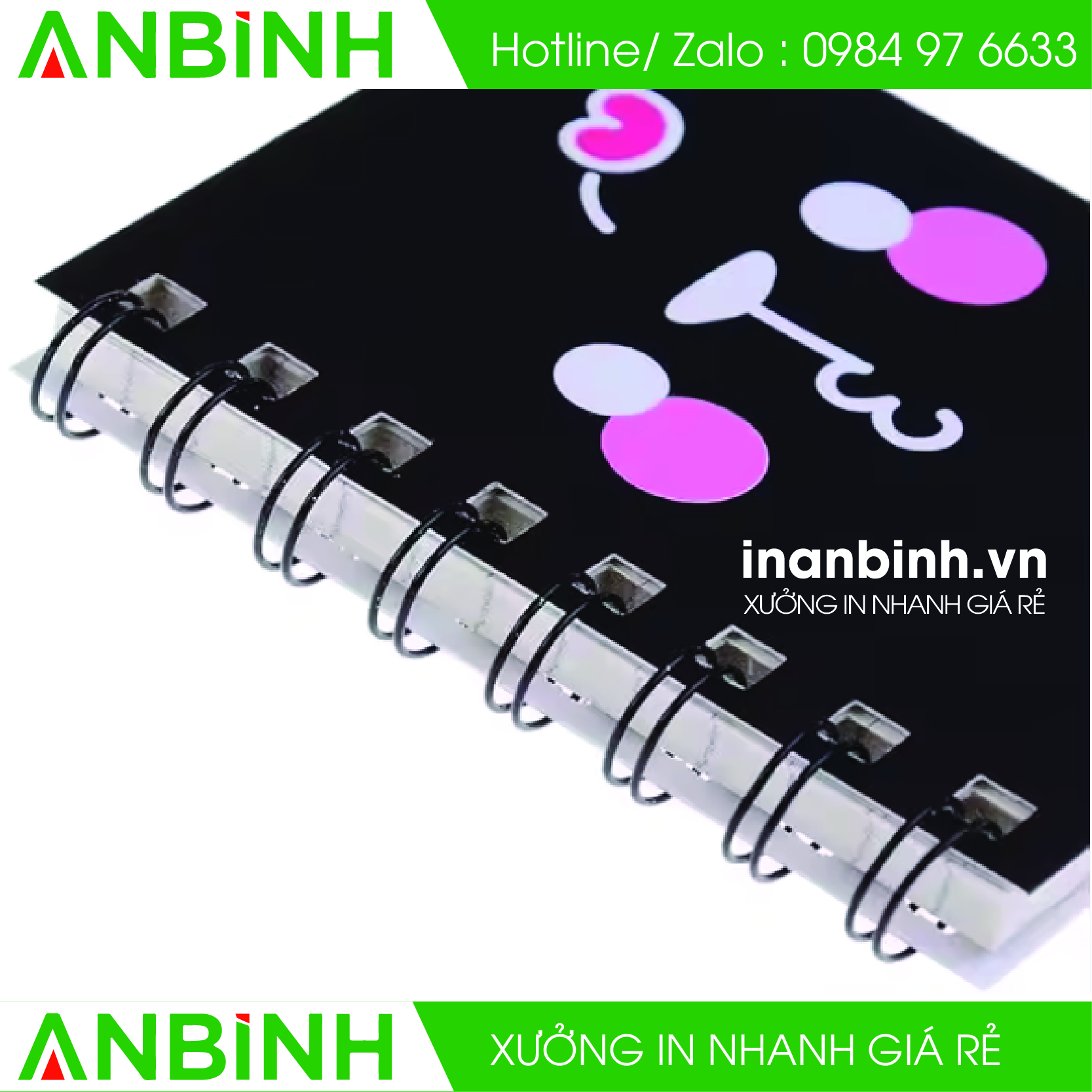 in sổ đóng gáy xoắn lò xo 